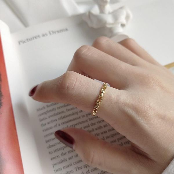cluster rings 2021 korean square chain hollow 925 silver jewelry ladies ring gold adjustable female delicate finger woman accesories, Golden;silver
cluster rings 2021 korean square chain hollow 925 silver jewelry ladies ring gold adjustable female delicate finger woman accesories, Golden;silver