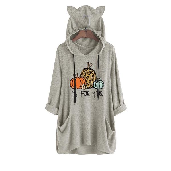women's hoodies & sweatshirts 2021 fall fashion hoodie cute cat ears pockets trendy picture print, Black
women's hoodies & sweatshirts 2021 fall fashion hoodie cute cat ears pockets trendy picture print, Black