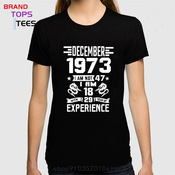 women's t-shirt vintage women cotton classic mother's day is the birthday gift quality was in december 1973, White
women's t-shirt vintage women cotton classic mother's day is the birthday gift quality was in december 1973, White