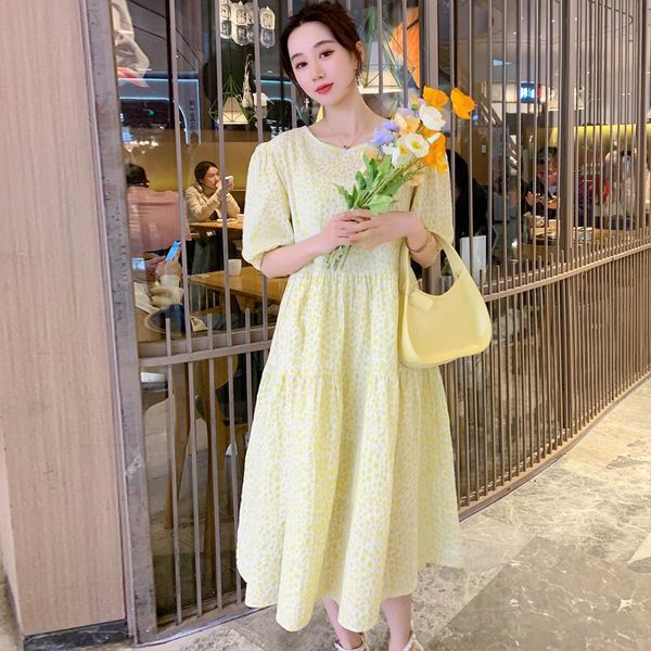 maternity dresses 90447# dress summer cotton short sleeves loose stylish a line pregnant women mom, White
maternity dresses 90447# dress summer cotton short sleeves loose stylish a line pregnant women mom, White