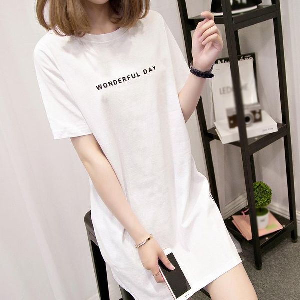 women's t-shirt women letter print tshirt wild thin loose o neck short sleeve casual simple camiseta mujer, White
women's t-shirt women letter print tshirt wild thin loose o neck short sleeve casual simple camiseta mujer, White
