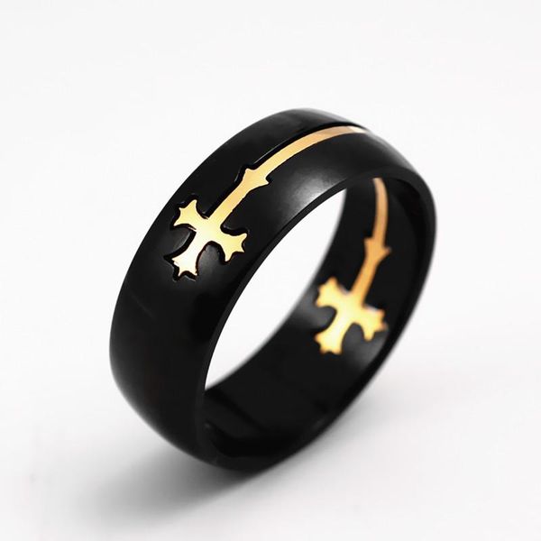 wedding rings fashion separable cross ring for men woman black color stainless steel cool male design jewelry, Slivery;golden
wedding rings fashion separable cross ring for men woman black color stainless steel cool male design jewelry, Slivery;golden