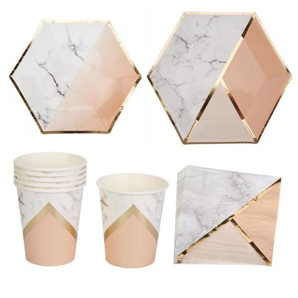 disposable dinnerware 16set gold pink mint green marble tableware paper plates cups party napkins for dinner cake wedding supplies
disposable dinnerware 16set gold pink mint green marble tableware paper plates cups party napkins for dinner cake wedding supplies