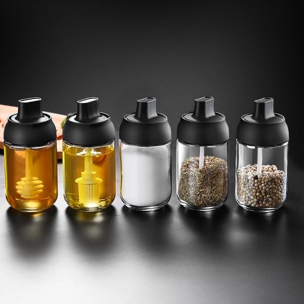 storage bottles & jars kitchen glass spice box spoon lid integrated jar condiment salt shaker seasoning oil brush container organizer suppli
storage bottles & jars kitchen glass spice box spoon lid integrated jar condiment salt shaker seasoning oil brush container organizer suppli
