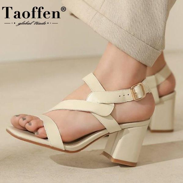 dress shoes taoffen thick high heels sandals women genuine leather summer square heel comfortable office lady size 33-40, Black
dress shoes taoffen thick high heels sandals women genuine leather summer square heel comfortable office lady size 33-40, Black