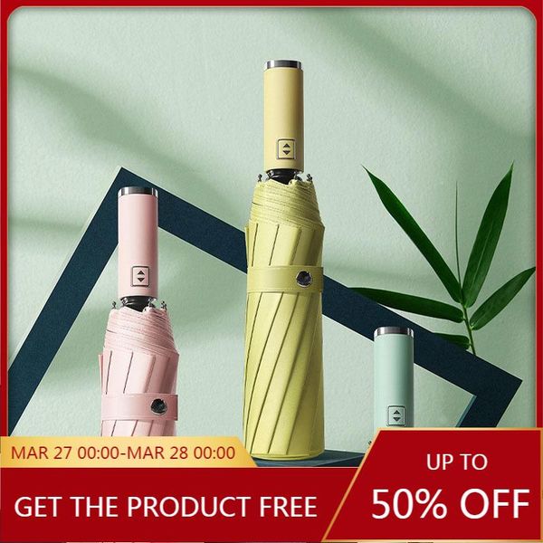 umbrellas 12k three-folding automatic umbrella rain women sunny/rainy windproof anti-uv for male female summer winter parasol
umbrellas 12k three-folding automatic umbrella rain women sunny/rainy windproof anti-uv for male female summer winter parasol