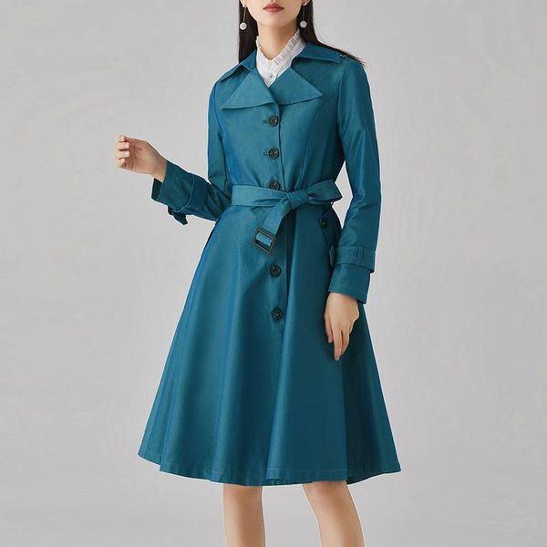 women's trench coats 2021 spring waist closing simple coat fashionable temperament big swing windbreaker women's middle and long, Tan;black
women's trench coats 2021 spring waist closing simple coat fashionable temperament big swing windbreaker women's middle and long, Tan;black