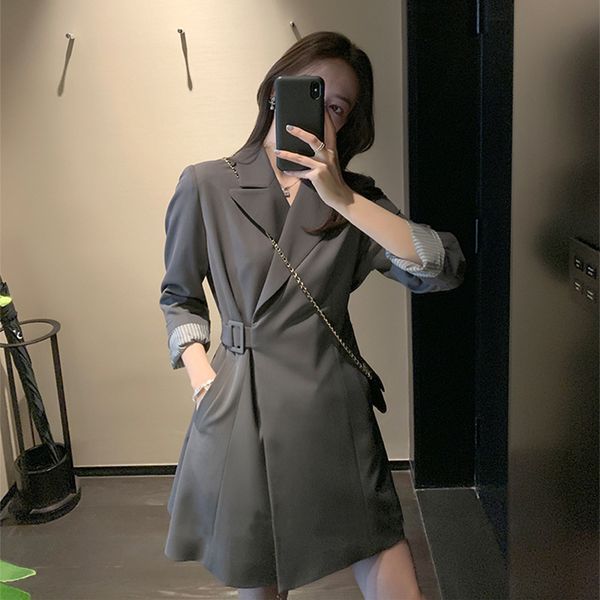 new arrival fashion women plus size casual street korean autumn work style blazers simple ol wild trend long coat nhpv, White;black
new arrival fashion women plus size casual street korean autumn work style blazers simple ol wild trend long coat nhpv, White;black