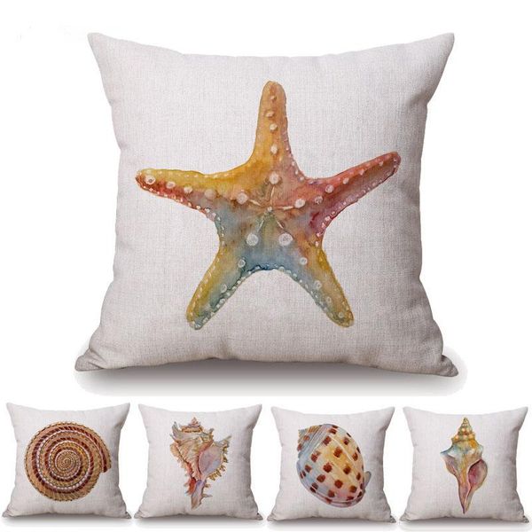 cushion/decorative pillow conch shell cushion cover marine life animals throw case good quality beige linen sofa decoration 45x45cm
cushion/decorative pillow conch shell cushion cover marine life animals throw case good quality beige linen sofa decoration 45x45cm
