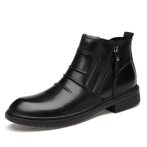 boots men's leisure large size business wedding formal dress genuine leather shoes ankle pointed toe short boot zapatos botas, Black
boots men's leisure large size business wedding formal dress genuine leather shoes ankle pointed toe short boot zapatos botas, Black