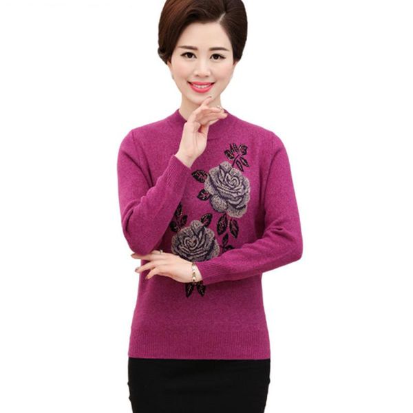 women's sweaters women pullover autumn and winter sweater loose long-sleeve knitted middle-aged casual shirt knitwear, White;black
women's sweaters women pullover autumn and winter sweater loose long-sleeve knitted middle-aged casual shirt knitwear, White;black