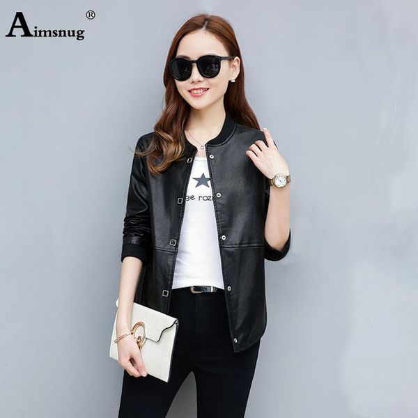 women's jackets plus size s-3xl fashion pu female solid black o-neck single-breasted coats spring and autumn thin loose women leather j, Black;brown
women's jackets plus size s-3xl fashion pu female solid black o-neck single-breasted coats spring and autumn thin loose women leather j, Black;brown