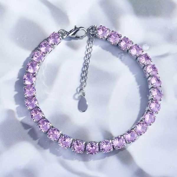 charm bracelets trend luxury bracelet inlay pink round crystal zircon korean style minimalist jewelry for women wedding engagement gifts, Golden;silver
charm bracelets trend luxury bracelet inlay pink round crystal zircon korean style minimalist jewelry for women wedding engagement gifts, Golden;silver