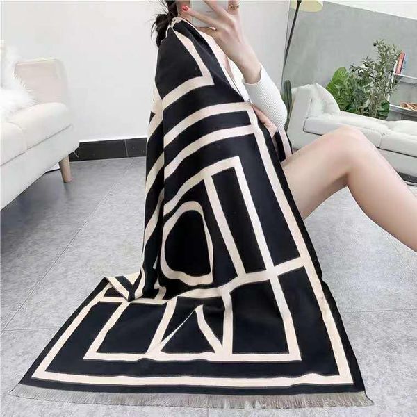 hats, scarves & gloves sets 2021 autumn and winter imitation cashmere scarf women thickened wild warm shawl dual-use geometric multiple patt, Blue;gray
hats, scarves & gloves sets 2021 autumn and winter imitation cashmere scarf women thickened wild warm shawl dual-use geometric multiple patt, Blue;gray