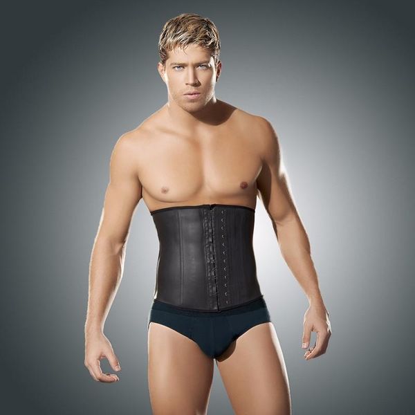 men's body shapers gettingm shape latex waist trainer vest for men cincher firm tummy slimming male corset belly shaper, Black;brown
men's body shapers gettingm shape latex waist trainer vest for men cincher firm tummy slimming male corset belly shaper, Black;brown