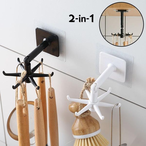 hooks & rails rotating kitchen accessorizes 360 degree rotatable storage rack hanger household bathroom wall mounted key organizer
hooks & rails rotating kitchen accessorizes 360 degree rotatable storage rack hanger household bathroom wall mounted key organizer