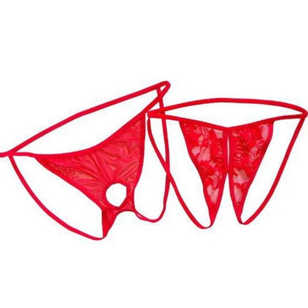 women's panties 2 pieces of 2021 lovers' underwear, creative lover's goods, fun men's tulle, lace thong, open t-pants, Black;pink
women's panties 2 pieces of 2021 lovers' underwear, creative lover's goods, fun men's tulle, lace thong, open t-pants, Black;pink