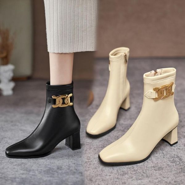 boots net red thin short children's thick heel and side zipper autumn winter high heels 2021, Black
boots net red thin short children's thick heel and side zipper autumn winter high heels 2021, Black