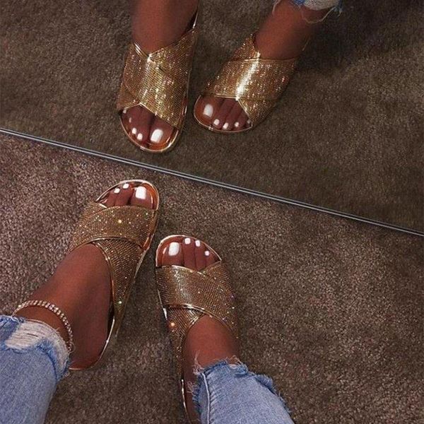 slippers 2021 ladies summer women crystal diamond seaside beach shoes footwear, Black
slippers 2021 ladies summer women crystal diamond seaside beach shoes footwear, Black