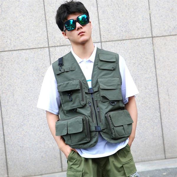 outdoor pgraphy fishing vest men women summer multi-pocket loose mesh breathable vest outdoor hiking sports waistcoat, Gray;blue
outdoor pgraphy fishing vest men women summer multi-pocket loose mesh breathable vest outdoor hiking sports waistcoat, Gray;blue