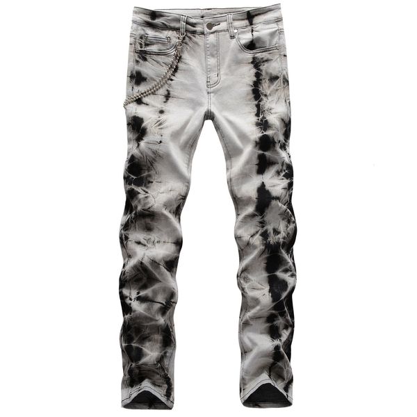New Summer Men's Fashionable Hip-hop Artisanal Fried Snowflakes Retro Hanging Chain Decoration Thin Jeans 234j, Blue
New Summer Men's Fashionable Hip-hop Artisanal Fried Snowflakes Retro Hanging Chain Decoration Thin Jeans 234j, Blue