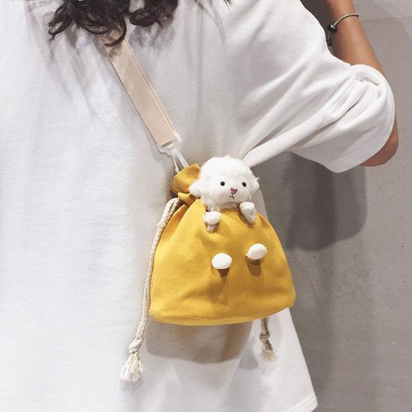 evening bags women's shoulder bag bucke lovely cartoon plush doll drawstring canvas crossbody wholesale 2021 fashion female student
evening bags women's shoulder bag bucke lovely cartoon plush doll drawstring canvas crossbody wholesale 2021 fashion female student