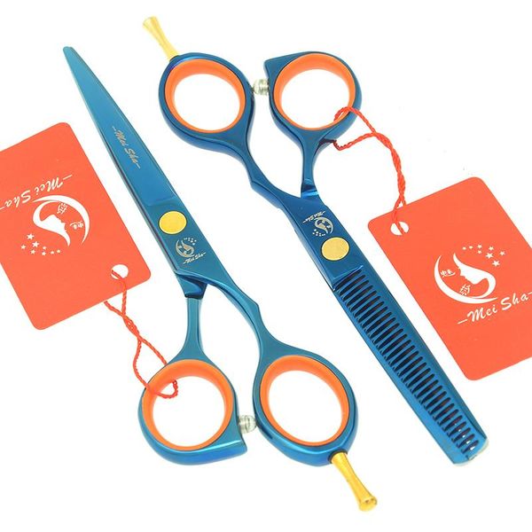 hair scissors meisha 5.5 inch professional hairdressing scissor cutting kit straight thinning barber salon tool a0007a