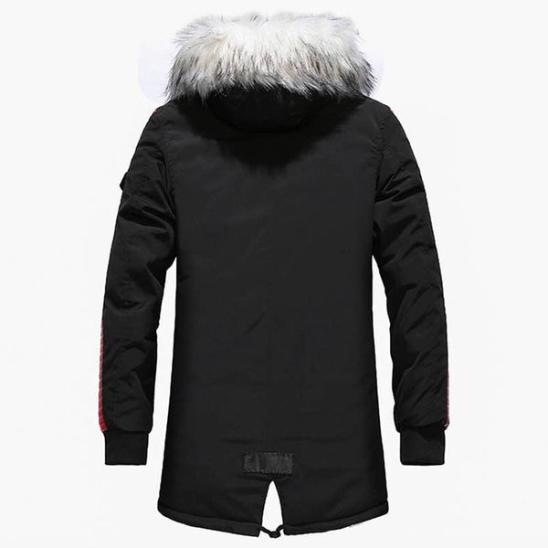 Winter Brand New Jacket Thicken Warm Parkas Casual Long Outwear Hooded Collar Jackets and Coats Men veste homme Whol 8FNS, Black
Winter Brand New Jacket Thicken Warm Parkas Casual Long Outwear Hooded Collar Jackets and Coats Men veste homme Whol 8FNS, Black