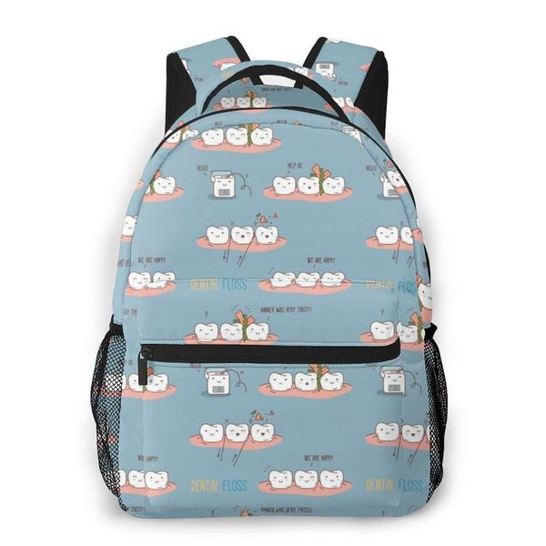 backpack noisydesigns cute teeth pattern for women shoulders bag students school bags okul cantalari zipper rucksack mochila
backpack noisydesigns cute teeth pattern for women shoulders bag students school bags okul cantalari zipper rucksack mochila