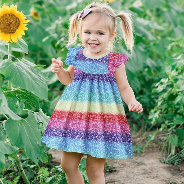 girl's dresses 4# toddler baby girls dress sleeveless rainbow print backless princess children kids clothes summer, Red;yellow
girl's dresses 4# toddler baby girls dress sleeveless rainbow print backless princess children kids clothes summer, Red;yellow