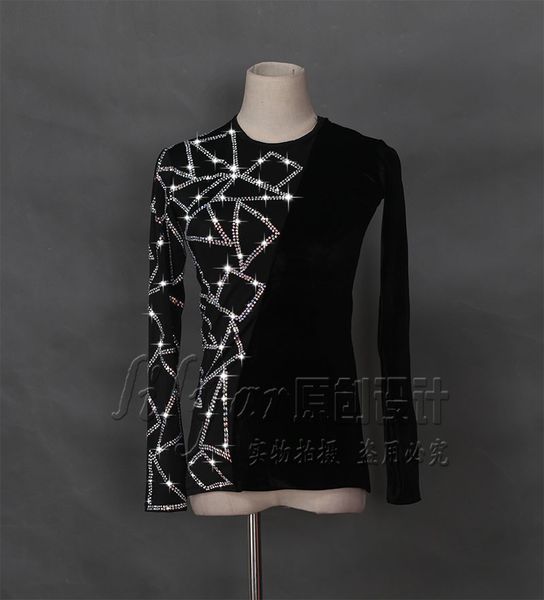shining rhinestones latin dance for men black latin competition dance costumes male chacha professional ballroom clothes, Black;red
shining rhinestones latin dance for men black latin competition dance costumes male chacha professional ballroom clothes, Black;red