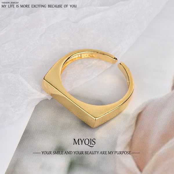 wedding rings vintage ring drop gold square stamp s925 2021trend for women open cuff bague engagement adjustable finger jewelry, Slivery;golden
wedding rings vintage ring drop gold square stamp s925 2021trend for women open cuff bague engagement adjustable finger jewelry, Slivery;golden