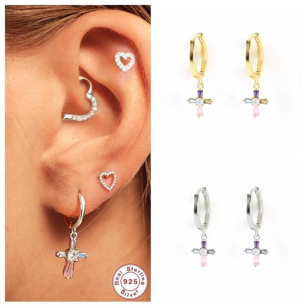 hoop & huggie luxury cross earrings for women s925 sterling silver bling zircon vintage earring oorbellen zilver 925 pendientes, Golden;silver
hoop & huggie luxury cross earrings for women s925 sterling silver bling zircon vintage earring oorbellen zilver 925 pendientes, Golden;silver