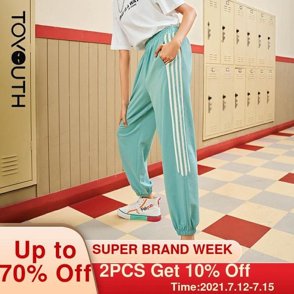 women's pants & capris toyouth women sweatpants 2021 summer elastic high waist striped webbing trousers solid streetwear chic sports ha, Black;white
women's pants & capris toyouth women sweatpants 2021 summer elastic high waist striped webbing trousers solid streetwear chic sports ha, Black;white