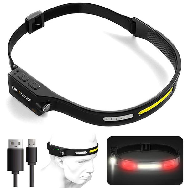 headlamps 6 modes motion sensor headlight cob led headlamp with built-in battery usb rechargeable head lamp torch work light
headlamps 6 modes motion sensor headlight cob led headlamp with built-in battery usb rechargeable head lamp torch work light