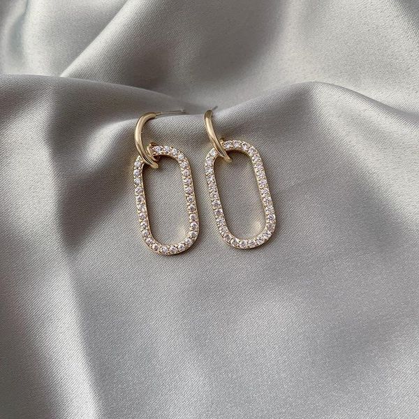 dangle & chandelier 2021 contracted korean temperament fine crystal drop earrings geometric women fashion shiny, Silver
dangle & chandelier 2021 contracted korean temperament fine crystal drop earrings geometric women fashion shiny, Silver