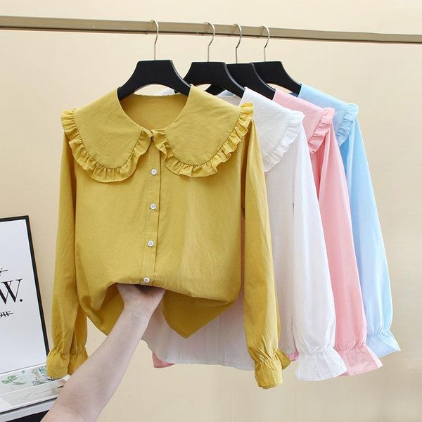 women's blouses & shirts women blouse white long sleeve spring autumn loose coat blusas mujer de moda
women's blouses & shirts women blouse white long sleeve spring autumn loose coat blusas mujer de moda