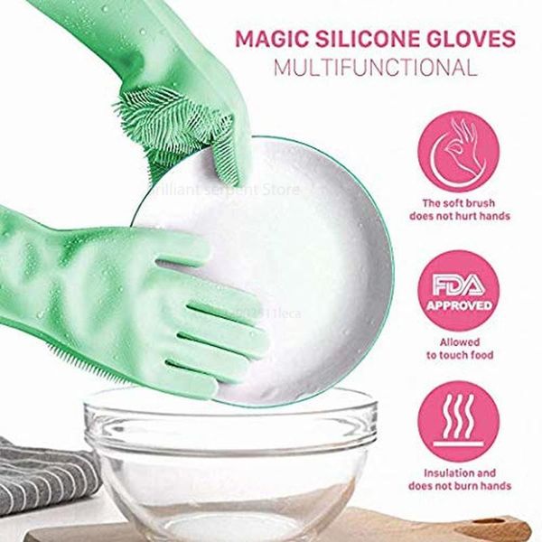 disposable gloves 1 pair dishwashing cleaning magic silicone rubber dish washing glove for household scrubber kitchen non-slip clean tool
disposable gloves 1 pair dishwashing cleaning magic silicone rubber dish washing glove for household scrubber kitchen non-slip clean tool
