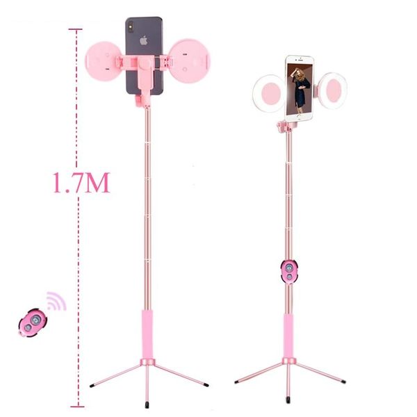selfie monopods 1.7m extendable live tripod stick support led ring light stand 4 in 1 with phone mount holder for smartphone
selfie monopods 1.7m extendable live tripod stick support led ring light stand 4 in 1 with phone mount holder for smartphone