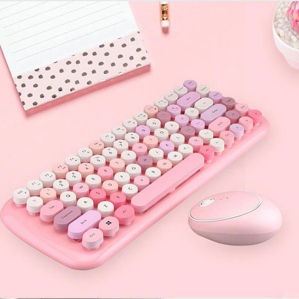 wireless keyboard mouse kit cute steampunk 2.4g wireless mouse 1600dpi position retro colorful 84 round keys keyboard
wireless keyboard mouse kit cute steampunk 2.4g wireless mouse 1600dpi position retro colorful 84 round keys keyboard