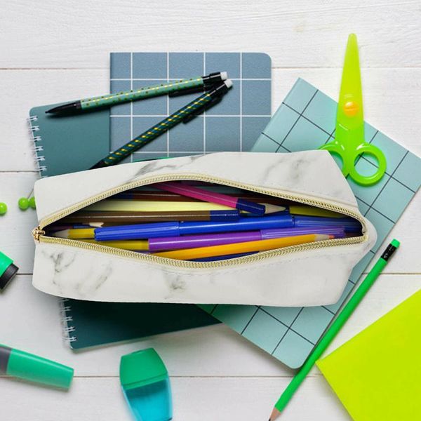 storage bags large capacity zipper pencil case marble patterns pen makeup brush office accessories organization
storage bags large capacity zipper pencil case marble patterns pen makeup brush office accessories organization