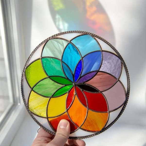 decorative objects & figurines rainbow stained suncatcher window hangings panel seriesfunrain clearance for outdoor wall art, sun decor
decorative objects & figurines rainbow stained suncatcher window hangings panel seriesfunrain clearance for outdoor wall art, sun decor