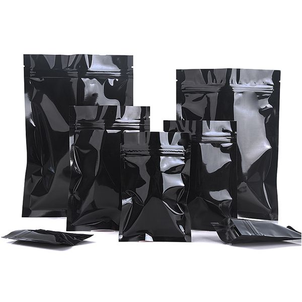 100pcs black zip lock aluminum foil mylar bag heat seal resealable self seal food coffee tea snack storage packaging pouches
100pcs black zip lock aluminum foil mylar bag heat seal resealable self seal food coffee tea snack storage packaging pouches