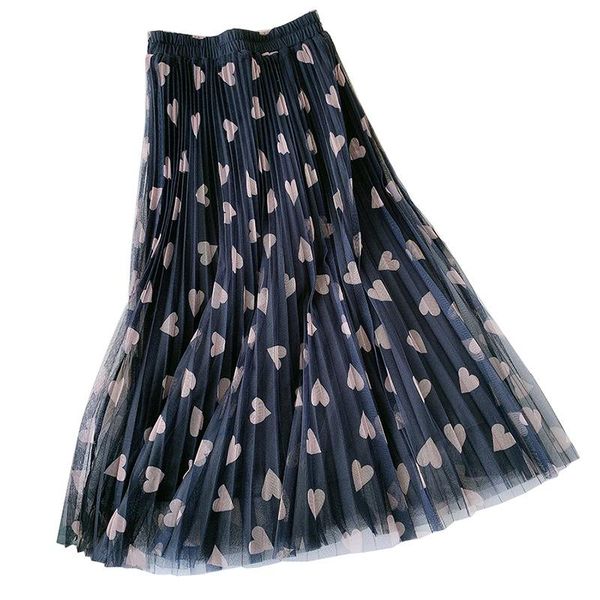 skirts elegant womens 2021 heart-shaped polka dot elastic high waist mesh pleated tulle midi mujer faldas t043, Black
skirts elegant womens 2021 heart-shaped polka dot elastic high waist mesh pleated tulle midi mujer faldas t043, Black