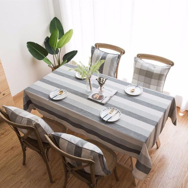 table cloth nordic style rectangular tablecloth grey & beige striped series thicken washable cotton linen home dining for party
table cloth nordic style rectangular tablecloth grey & beige striped series thicken washable cotton linen home dining for party