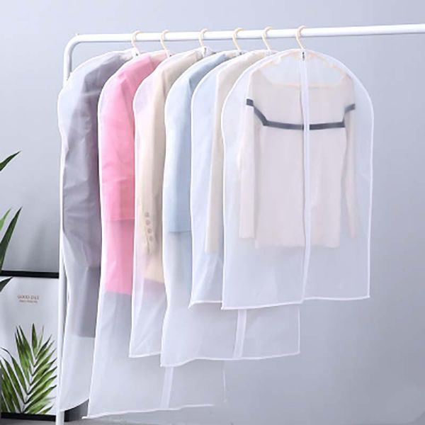 clothing & wardrobe storage clothes dust cover peva waterproof transparent suit jacket dress garment bag protector home anti-dust washable
clothing & wardrobe storage clothes dust cover peva waterproof transparent suit jacket dress garment bag protector home anti-dust washable