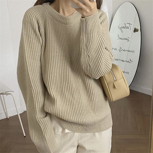 solid ol basic bottoming sweater warm chic knitted loose casual korean pullover sweaters 9nhc, White;black 
solid ol basic bottoming sweater warm chic knitted loose casual korean pullover sweaters 9nhc, White;black