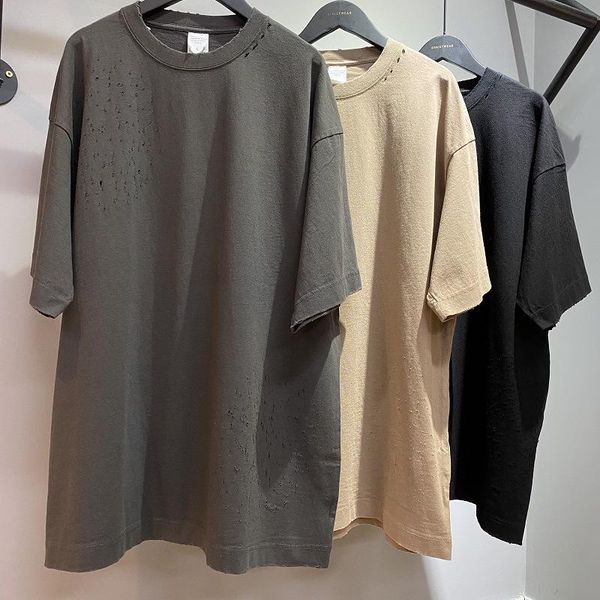 men's t-shirts summer hip hop oversize tees men dot hole ripped solid color short sleeve o-neck collar loose cotton high street, White;black
men's t-shirts summer hip hop oversize tees men dot hole ripped solid color short sleeve o-neck collar loose cotton high street, White;black