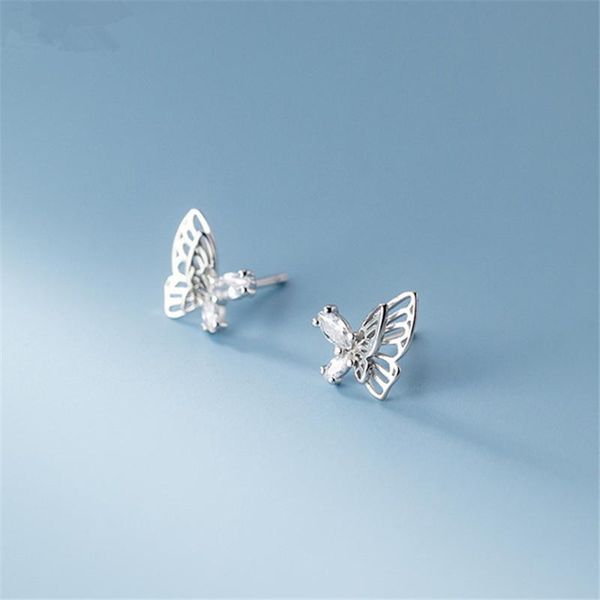 elegant 925 sterling silver hollow butterfly stud earrings for women cz zircon girls earrings fashion jewelry engagement aretes, Golden;silver
elegant 925 sterling silver hollow butterfly stud earrings for women cz zircon girls earrings fashion jewelry engagement aretes, Golden;silver