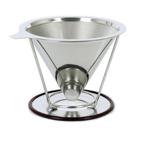 coffee filters reusable double-layer filter stainless steel holder metal mesh funnel baskets split design coffees dripper jja002
coffee filters reusable double-layer filter stainless steel holder metal mesh funnel baskets split design coffees dripper jja002